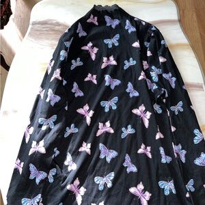 Long sleeve butterfly top